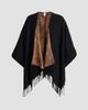 FERRAGAMO Women's Floral Cashmere-Blend Reversible Cape - 6