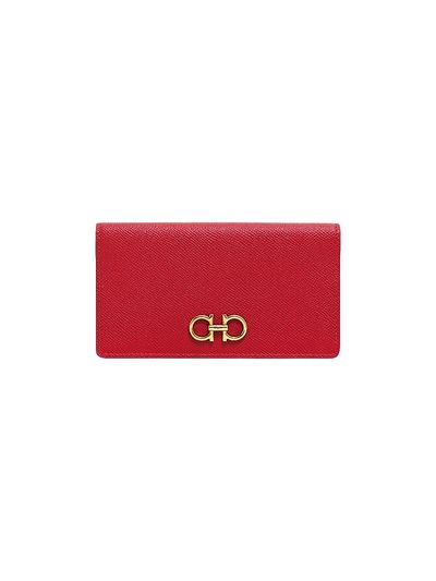 FERRAGAMO Women's Gancini Continental Leather Wallet