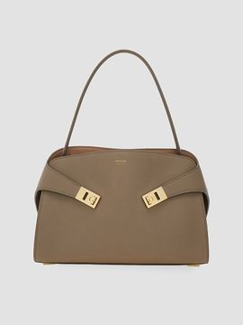 FERRAGAMO Women's Hug Medium Gancini Leather Shoulder Bag