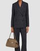 FERRAGAMO Women's Hug Medium Gancini Leather Shoulder Bag - 7