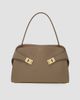 FERRAGAMO Women's Hug Medium Gancini Leather Shoulder Bag - 8