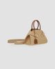 FERRAGAMO Women's Hug Medium Gancini Raffia Top Handle Bag - 5