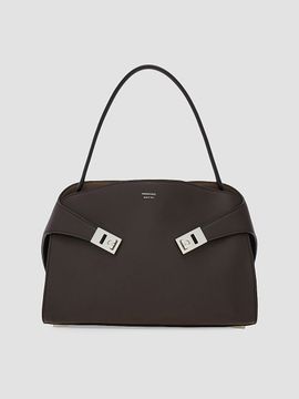 FERRAGAMO Women's Hug Medium Leather Top Handle Bag