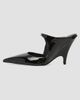 FERRAGAMO Women's Jasir 95MM Patent Leather Stiletto Mules - 7