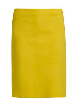 FERRAGAMO Women's Leather Knee-Length Pencil Skirt