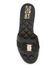 FERRAGAMO Women's Lovec Quilted Leather Logo Mules - 5