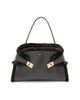 FERRAGAMO Women's Medium Hug Leather & Shearling Tote Bag - 1