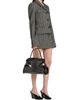 FERRAGAMO Women's Medium Hug Leather & Shearling Tote Bag - 3