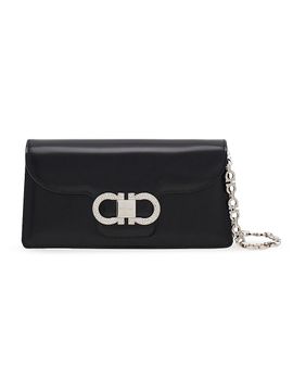 FERRAGAMO Women's Mini Gancini Leather Crossbody Bag