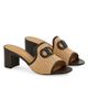 FERRAGAMO Women's Rexy 55MM Raffia Block-Heel Mules - 2