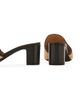 FERRAGAMO Women's Rexy 55MM Raffia Block-Heel Mules - 5