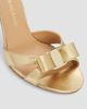 FERRAGAMO Women's Roxy 1 95MM Metallic Sandals - 3