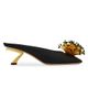 FERRAGAMO Women's Safi 55MM Floral Appliqué Mules - 1