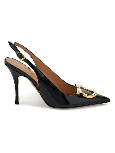FERRAGAMO Women's Sara 95MM Leather Slingback Pumps