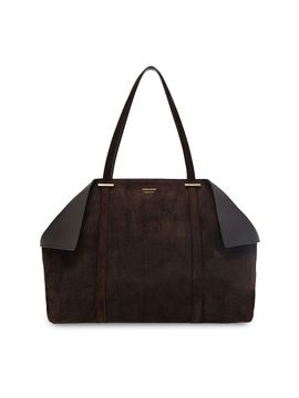 FERRAGAMO Women's Scarf Suede Tote Bag