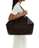 FERRAGAMO Women's Scarf Suede Tote Bag - 2