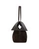 FERRAGAMO Women's Scarf Suede Tote Bag - 3