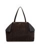 FERRAGAMO Women's Scarf Suede Tote Bag - 7