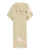 FERRAGAMO Women's Silk Lace-Trimmed Capelet Dress - 1