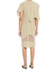 FERRAGAMO Women's Silk Lace-Trimmed Capelet Dress - 4
