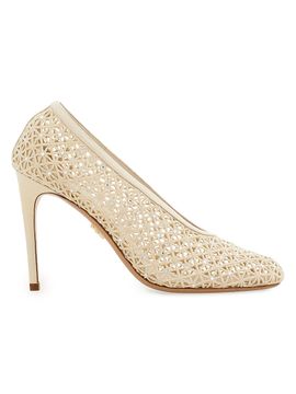 FERRAGAMO Women's Sol 95MM Lace Stiletto Pumps