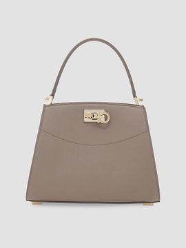 FERRAGAMO Women's Studio Box Extra-Small Leather Top Handle Bag