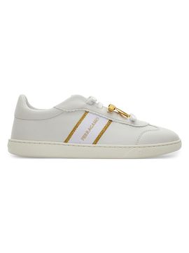 FERRAGAMO Women's Tamara Logo Low-Top Leather Sneakers