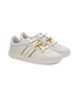 FERRAGAMO Women's Tamara Logo Low-Top Leather Sneakers - 2