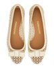 FERRAGAMO Women's Vara 2.0 30MM Mesh Block-Heel Pumps - 5