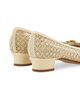 FERRAGAMO Women's Vara 2.0 30MM Mesh Block-Heel Pumps - 6