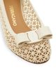 FERRAGAMO Women's Vara 2.0 30MM Mesh Block-Heel Pumps - 7