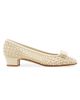 FERRAGAMO Women's Vara 2.0 30MM Mesh Block-Heel Pumps - 8
