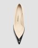 FERRAGAMO Women's Varina 90MM Two-Tone Patent Leather Pumps - 5