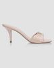 FERRAGAMO Women's Witty 70MM Patent Leather Mule Sandals with Gancini Ornament - 1