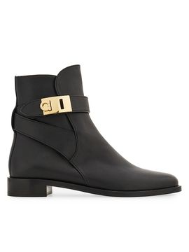 FERRAGAMO Women's Zanira Leather Ankle Boots