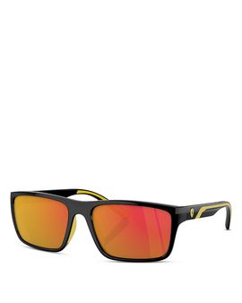 Ferrari Ferrari Rectangular Sunglasses, 59mm