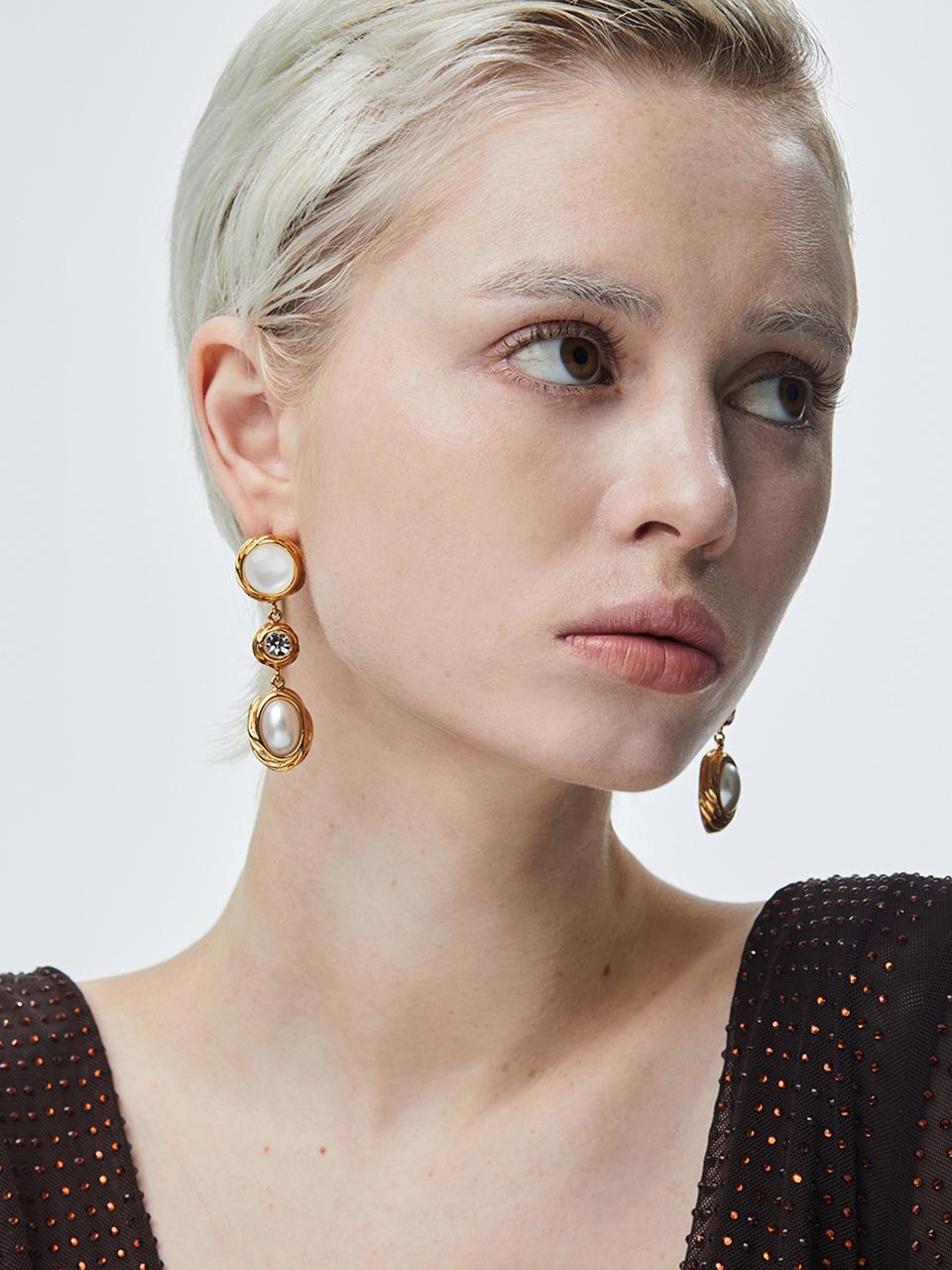 FEVERISH Savage Statement Earrings [Gold]