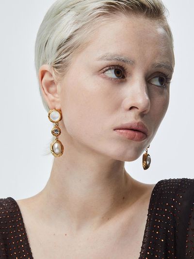 FEVERISH Savage Statement Earrings [Gold]