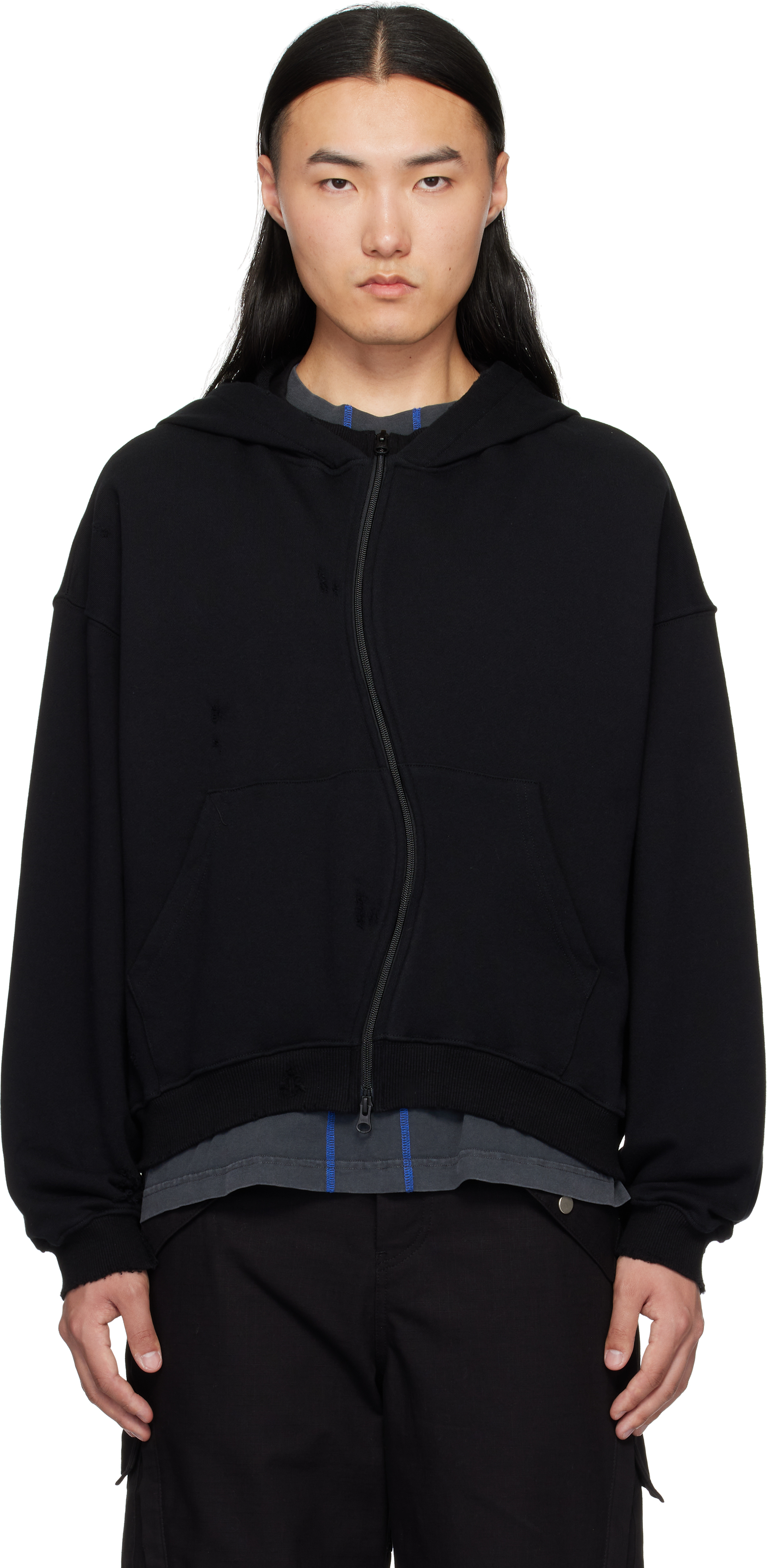 FFFPOSTALSERVICE - Black Parachute Jacket