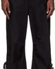 FFFPOSTALSERVICE FFFPOSTALSERVICE Black Engineer Cargo Pants - 1