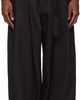 FFFPOSTALSERVICE FFFPOSTALSERVICE Black Wide Belted Trousers - 1