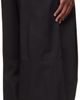 FFFPOSTALSERVICE FFFPOSTALSERVICE Black Wide Belted Trousers - 3