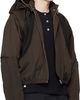 FFFPOSTALSERVICE FFFPOSTALSERVICE Brown Parachute Hooded Gen 2 Jacket - 2