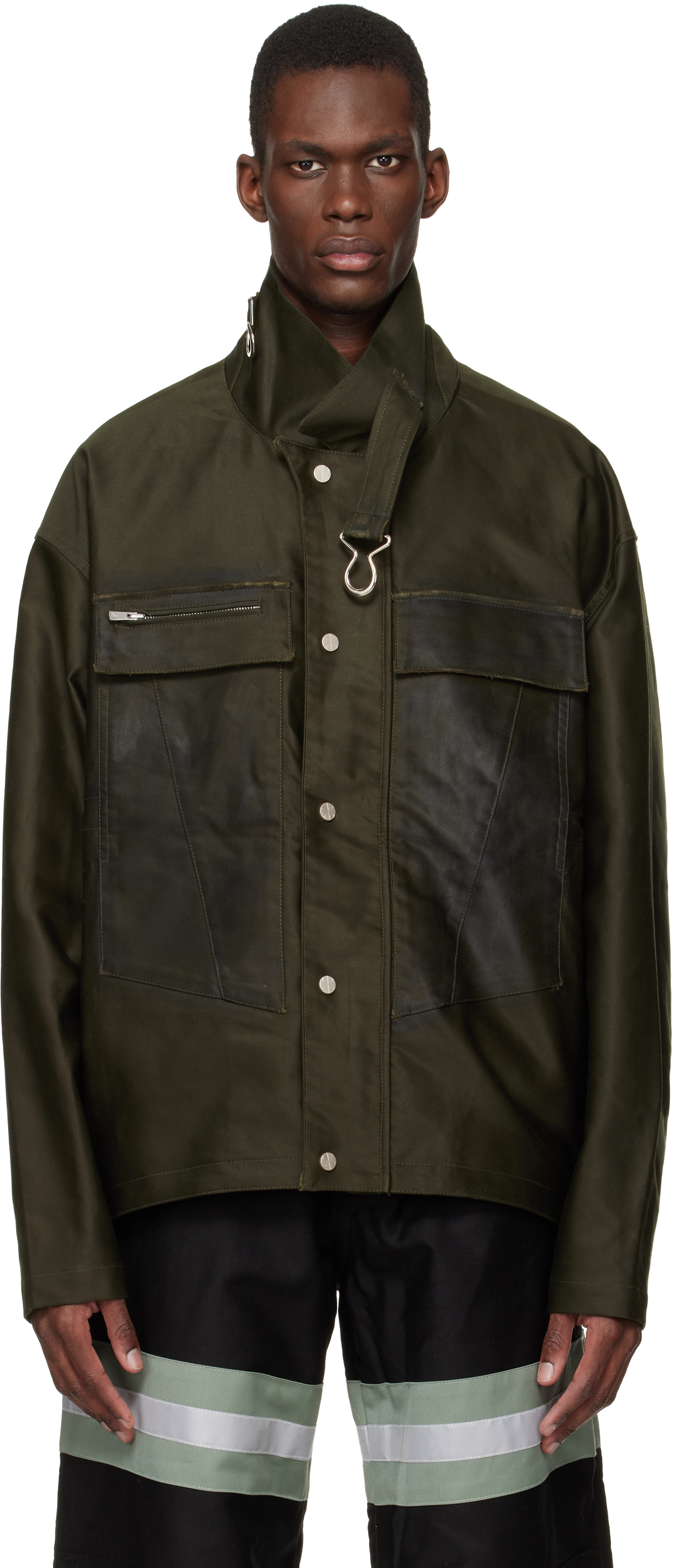 FFFPOSTALSERVICE - Black Parachute Jacket