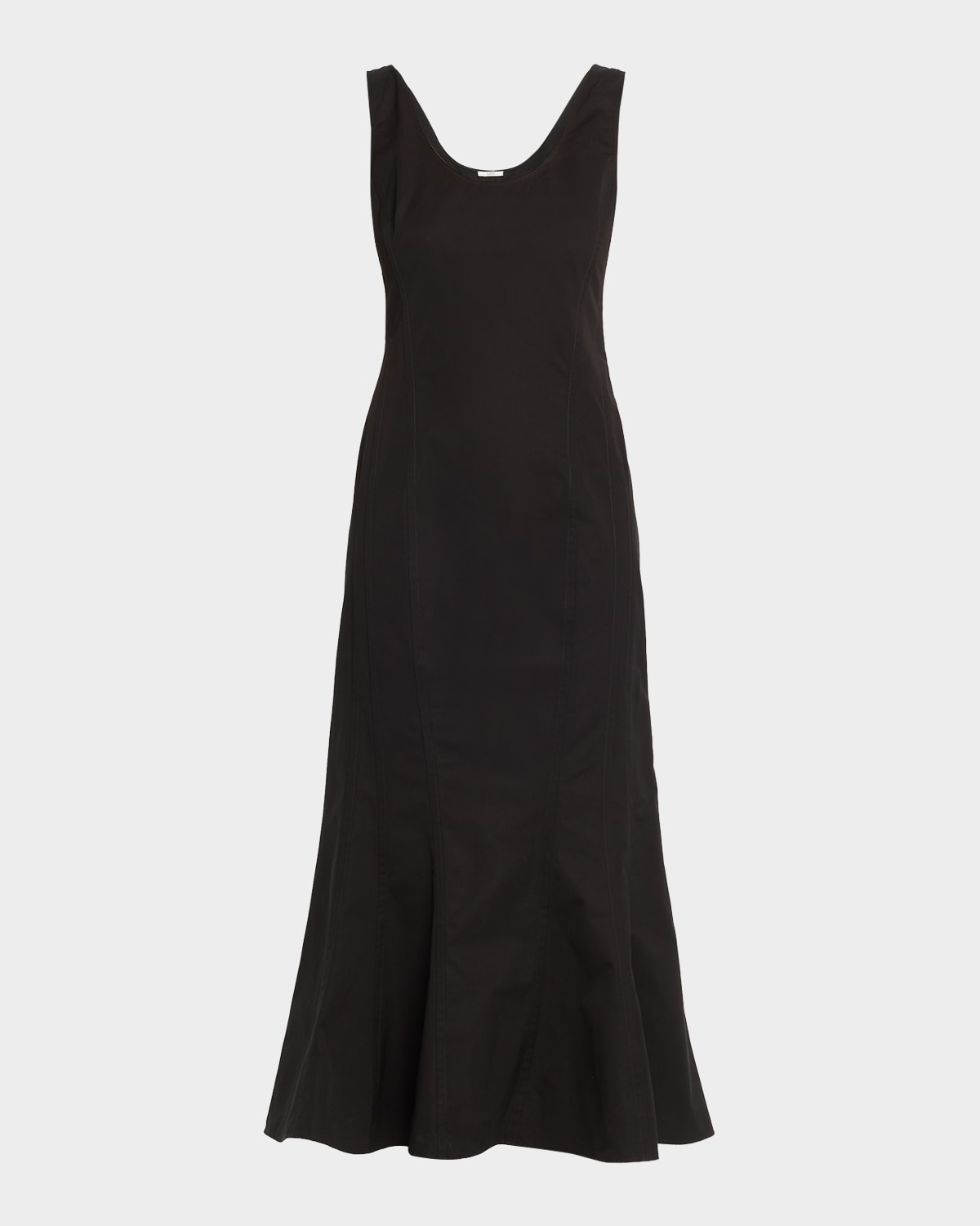 FForme Cary Sleeveless Poplin Midi Trumpet Dress