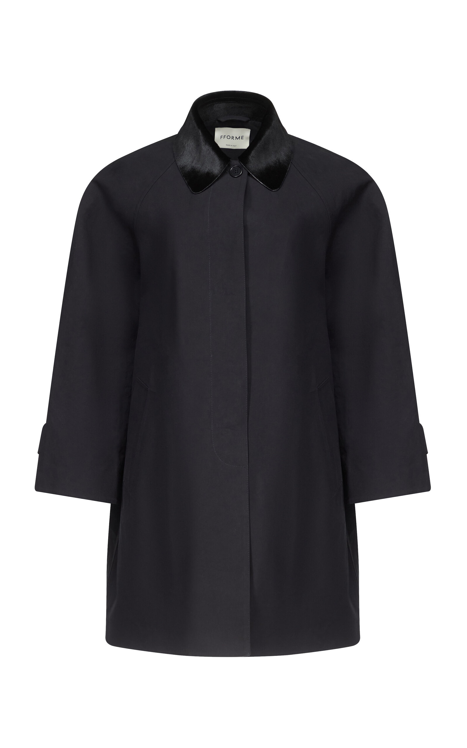 FFORME FFORME Agnes LinenCotton ALine Car Coat