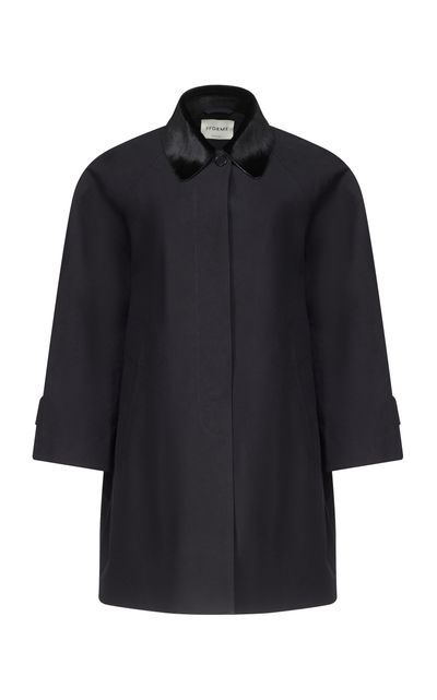 FFORME FFORME Agnes LinenCotton ALine Car Coat