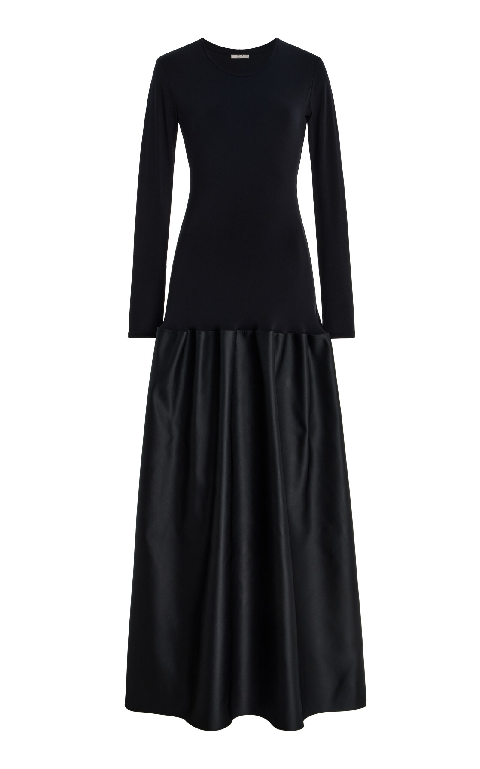 FFORME FFORME Catrin Flared Satin Dress Black IT 42