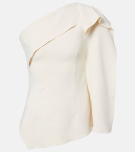 Fforme Fforme Lavinia draped one-shoulder top