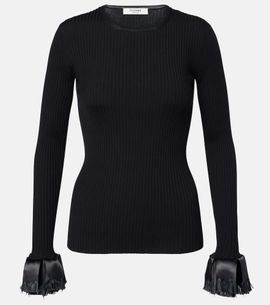 Fforme Fforme Nova ribbed-knit wool-blend sweater